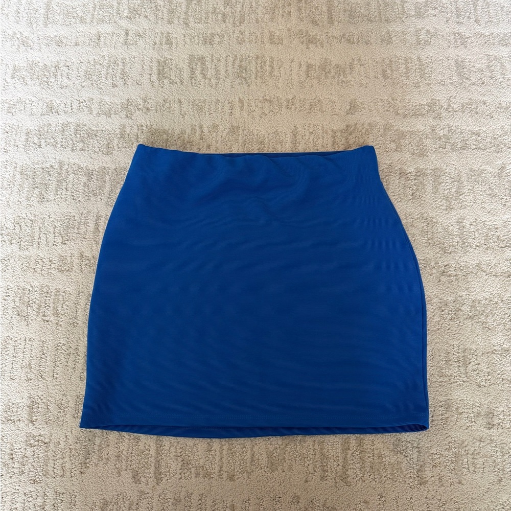 Women's Zara Royal Blue Mini Skirt